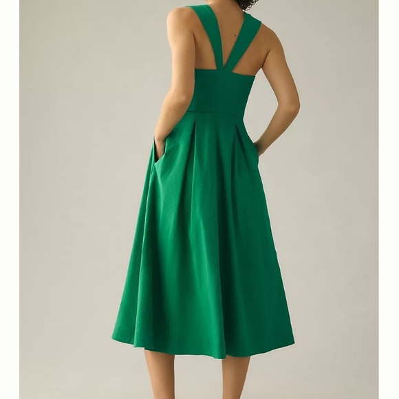 Anthropologie Maeve square-neck button-down dress - Picture 3 of 6